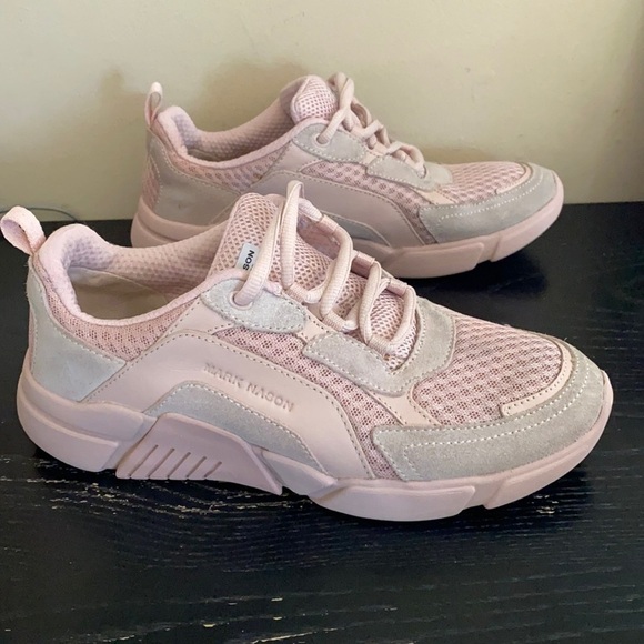 Mark Nason Los Angeles Light Pink Trinity Chunky Sneaker Size 8.5 - Picture 3 of 11